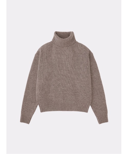 SOFTHYPHEN（ソフトハイフン）の「SHORT TURTLENECK KNIT（ニット