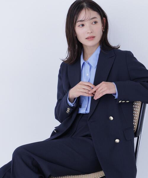 ◇ダブルブレスト SETUP ボクシージャケット（テーラードジャケット