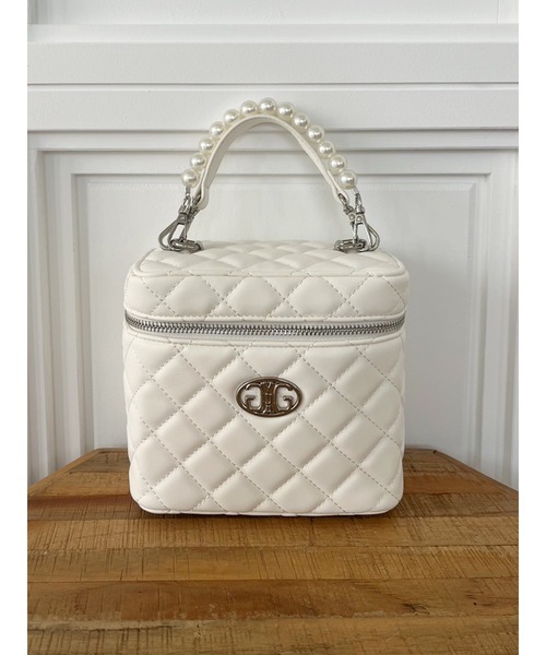 ZOZO限定!!】パールハンドルバニティBAG（ハンドバッグ）｜GYDA