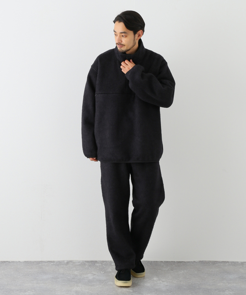 blurhms / ブラームス】Cotton Silk Fleece Snap P/O（ブルゾン