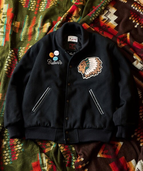 ネイティブジャパニーズ MISSIONDISTRICT×BUTWINスタジャンL