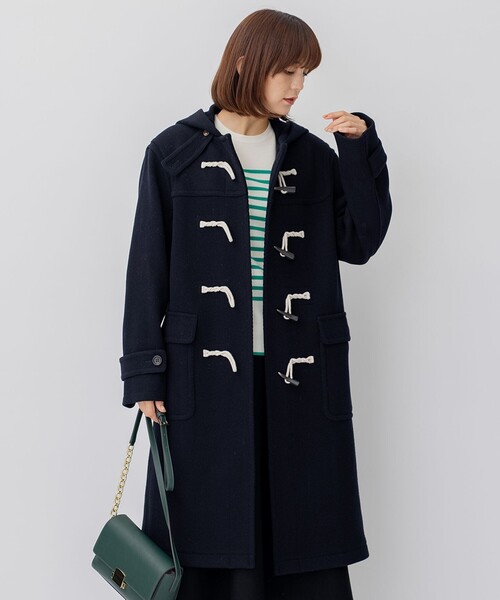 セール】ヘリンボーン ダッフルコート（ダッフルコート）｜23区 S
