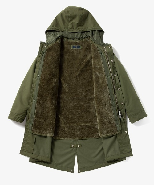 セール】Fur Lined Fishtail Parka／ファーライナーフィッシュテール