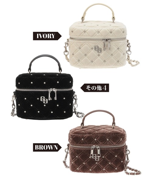 ZOZO限定！！】ラインストーンキルティングBAG（ショルダーバッグ