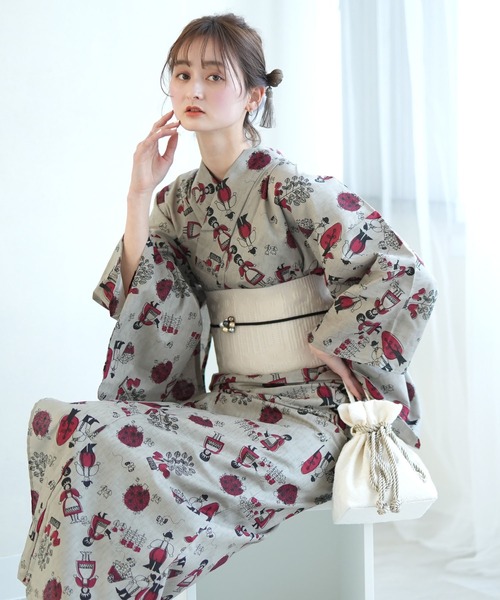 utatane（ウタタネ）の「【アデリアレトロ×ニコアンティーク】浴衣3点