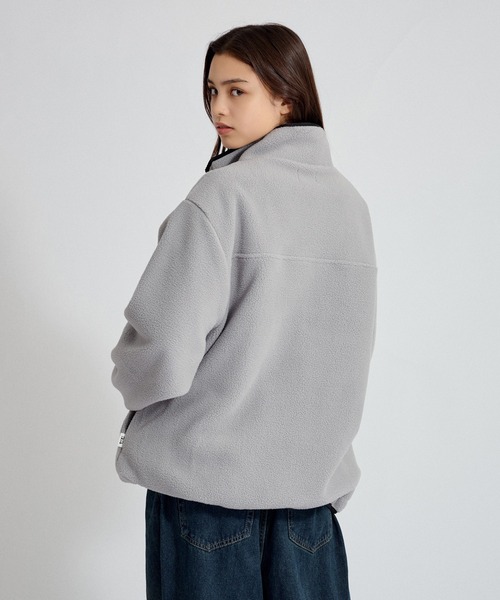 セール】HALF ZIP BOA FLEECE PULLOVER / ハーフジップボアフリース