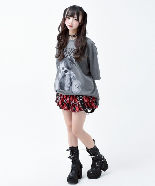 TRAVAS TOKYO/トラバス トーキョー』サスペンダー付きフリルスカート