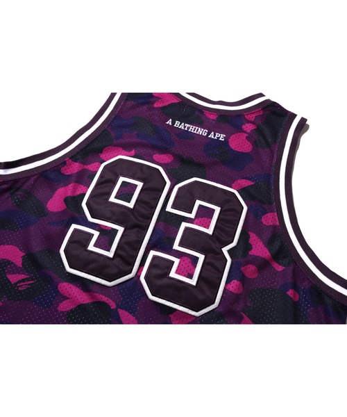 A BATHING APE（アベイシングエイプ）の「COLOR CAMO BASKETBALL TANK