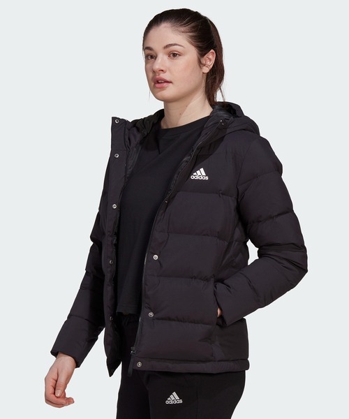 adidas（アディダス）の「Helionic フード付きダウンジャケット