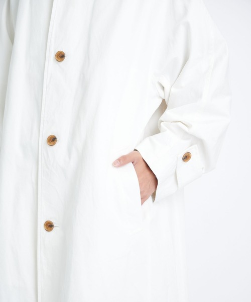 WELLDER】Dolman Sleeve Balmachan Coat（ステンカラーコート