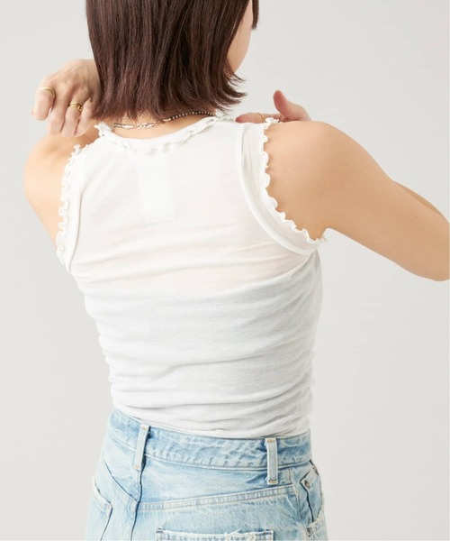 seamless basic./シームレスベーシック Flounce タンクトップ（タンク