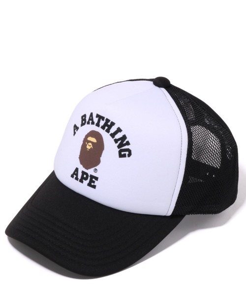 A BATHING APE（アベイシングエイプ）の「WEB限定/COLLEGE MESH CAP M
