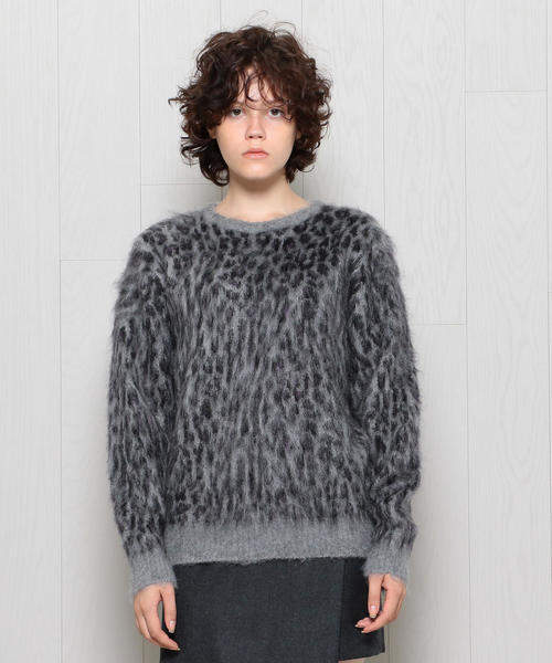Needles（ニードルス）の「＜NEEDLES＞LEOPARD JACQUARD KNIT/ニット