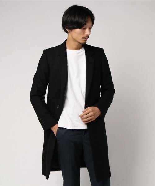 WOOL MELTON CHESTERFIELD COAT（チェスターコート）｜JOHN LAWRENCE