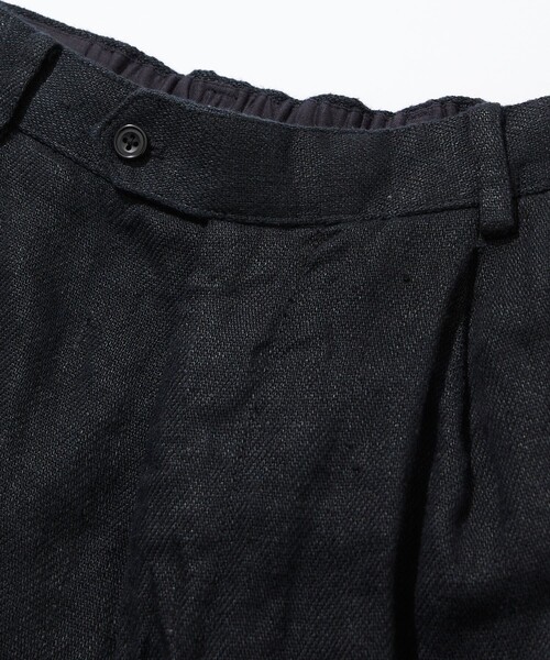 CAHLUMN/カウラム Linen 1 Tuck Trousers/リネン 1タック トラウザーズ