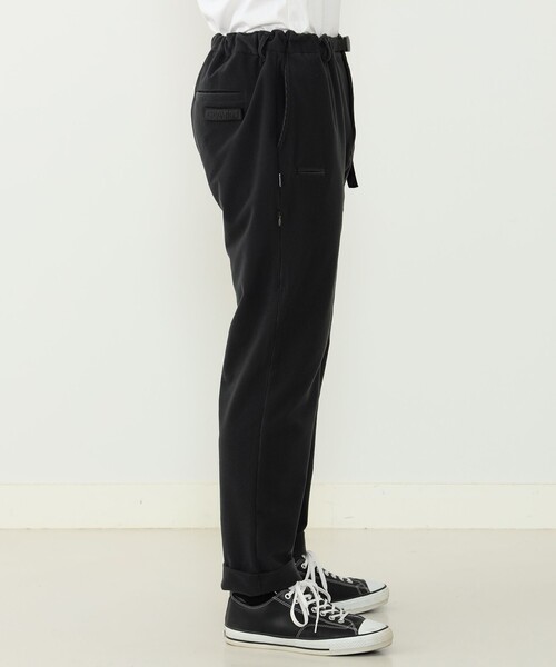 BEAMS GOLF ＆グラミチ ソフトサーモゴルフパンツ 黒 別注シリーズ①