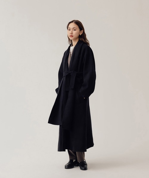 RANDEBOO（ランデブー）の「Muffler docking wool coat（その他