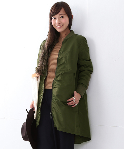 Ray BEAMS（レイビームス）の「Ray BEAMS / バックタック ロング MA-1