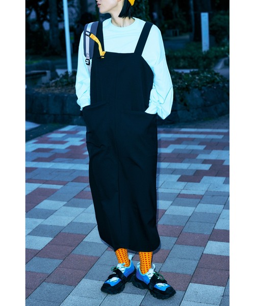 2023AW ブラックリネンコクーンサロペット タグ有 2023AW ブラック