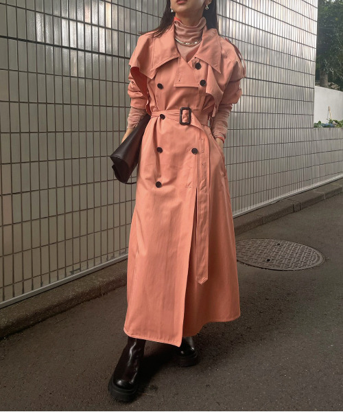 Ameri（アメリ）の「3WAY LAYERED TRENCH COAT（トレンチコート）」 - WEAR