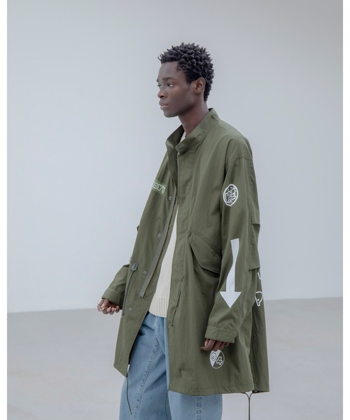 uniform experiment モッズコート サイズ2 オリーブ uniform