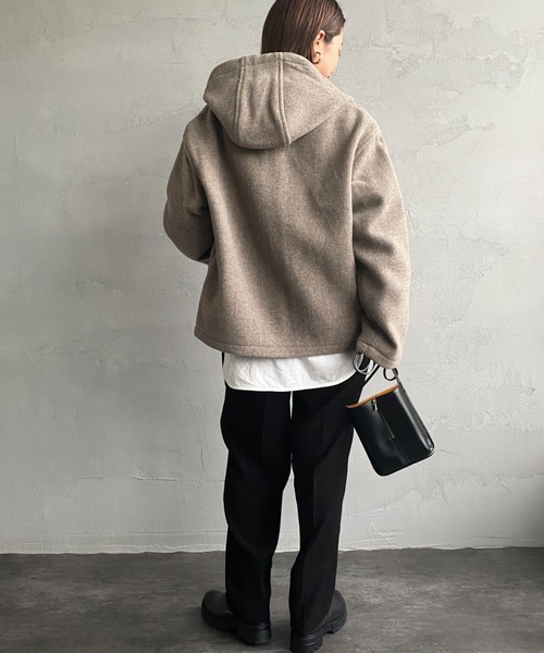 DANTON（ダントン）の「[DANTON/ダントン] ウールパイル ジップフード