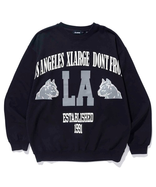 XLARGE（エクストララージ）の「BIG PRINT CREW NECK SWEAT