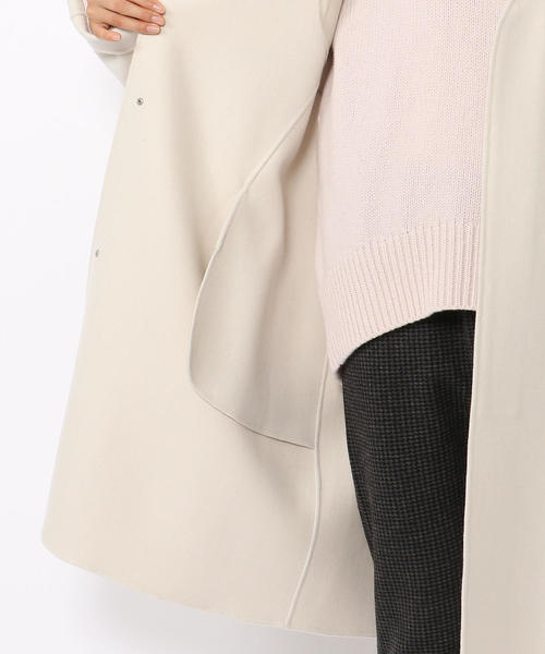 GALERIE VIE（ギャルリー ヴィー）の「ライトメルトン Vネックカラー