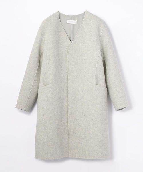 GALERIE VIE（ギャルリー ヴィー）の「ライトメルトン Vネックカラー