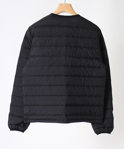 DANTON/ダントン] ナイロンタフタ ノーカラーインナーダウンジャケット