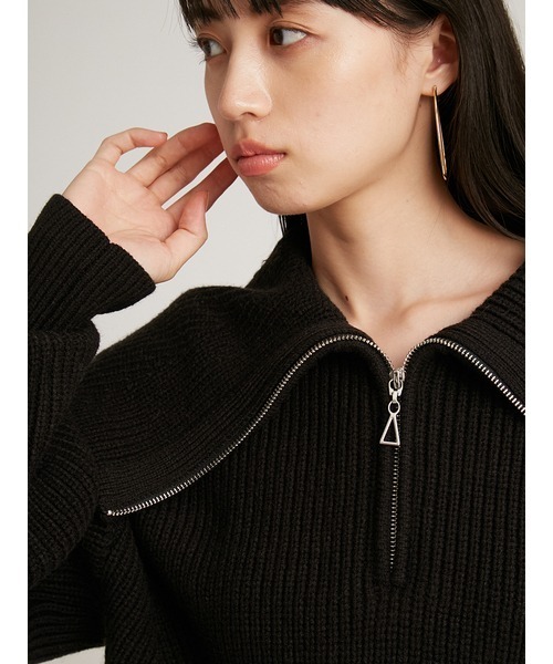 SNIDEL（スナイデル）の「スキッパーニットプルオーバー（ニット