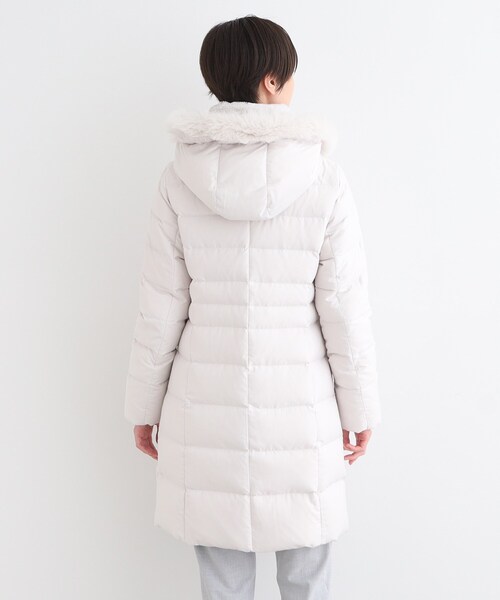 り*う様 ベガルタ仙台 ダウンコート Lサイズ ライトグレー アイボリー