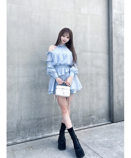 ボリュームシフォンミニワンピース（ワンピース）｜Darich（ダーリッチ