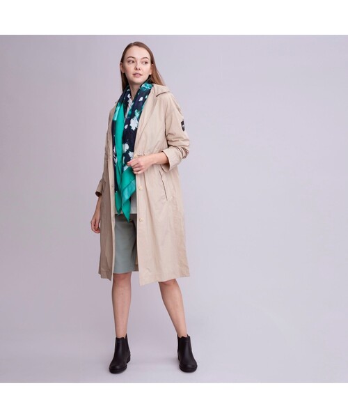 AIGLE（エーグル）の「撥水 ワッシャータッチ コート（ステンカラー
