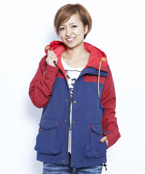 X-girl（エックスガール）の「MULTI COLOR MOUNTAIN PARKA（マウンテン