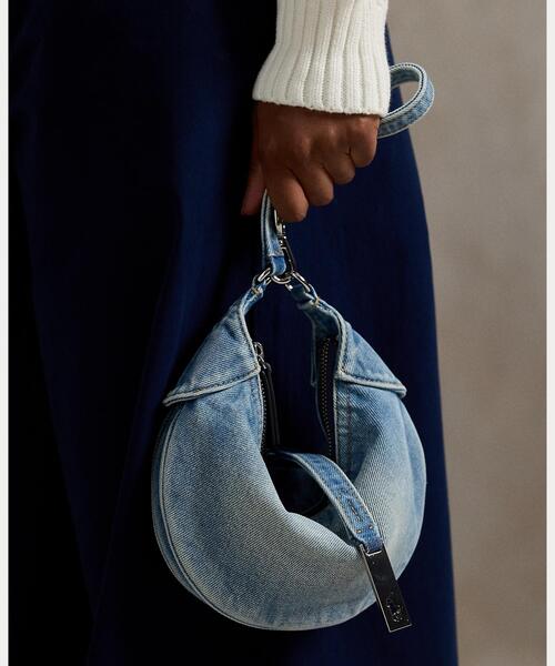 Polo ID デニム ミニ ショルダー バッグ（ショルダーバッグ）｜POLO