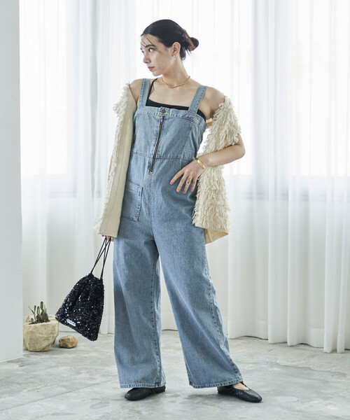 サロペット・オーバーオール・オールインワン CLANE CLANE サロペット