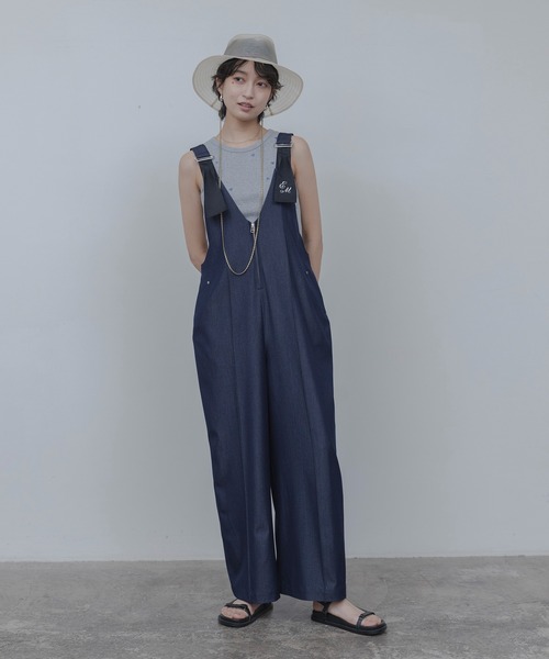 ペインターロゴ刺繍サロペット Eimee Law│Eimee Law & LHELBIE 公式