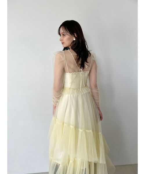 Sustainableティアードチュールドレス（ドレス）｜SNIDEL（スナイデル