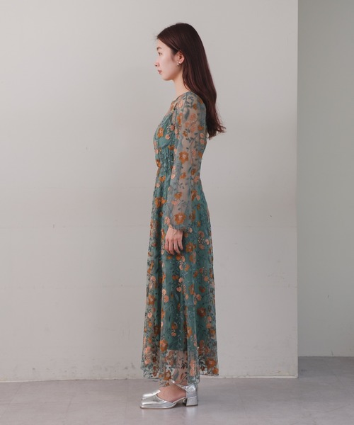 結婚式/オケージョンドレス/WEB限定/2サイズ展開/裏地付き】embroidery
