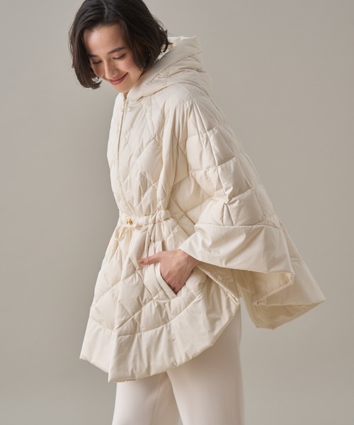 ANAYI（アナイ）の「キルティングフードダウンポンチョ（その他