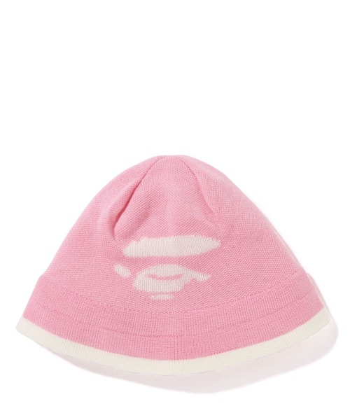 a bathing ape twin sta ピンク ビーニー 希少 激レア a bathing ape