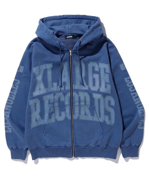 XLARGE（エクストララージ）の「COLLEGE LOGO PIGMENT DYED ZIP UP