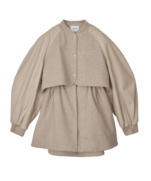 Ameri（アメリ）の「UND LAYERED STADIUM JUMPER（ブルゾン）」 - WEAR