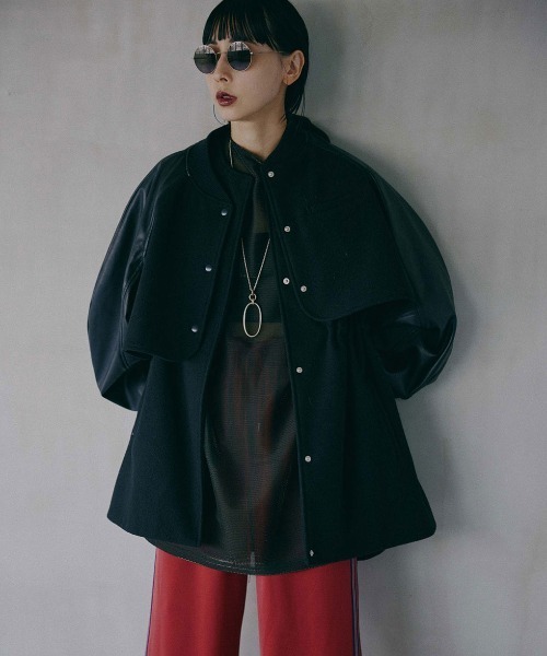 Ameri（アメリ）の「UND LAYERED STADIUM JUMPER（ブルゾン）」 - WEAR