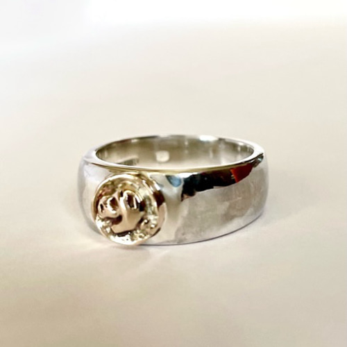SILVER K10 コンビリング 指輪・リング e.l.t. 通販 15500787｜Creema