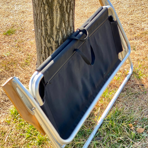 防水帆布折り畳みベンチ張り替えシート／ブラック他全8色（受注