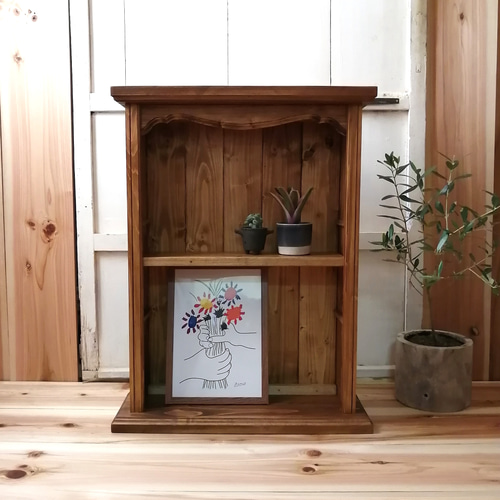 ヴィンテージ ディスプレイ オープンシェルフ チェスト 本棚 Vintage