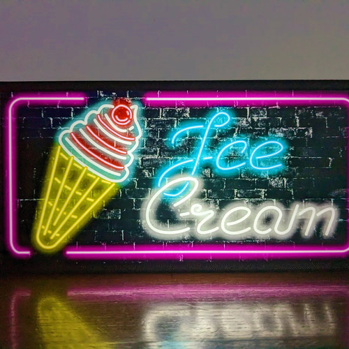 アメリカン アイスクリーム ソフトクリーム アイスキャンディー サイン