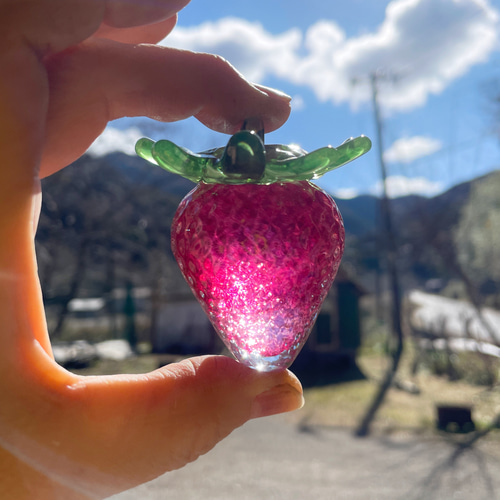いちごオーナメント☆ご注文前に在庫があるかお尋ねください その他